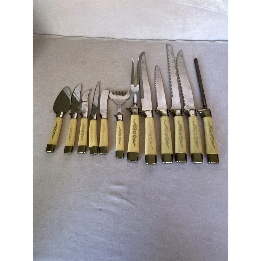 Regent Sheffield 12 Piece Stainless Set Cutlery Knives & Carving